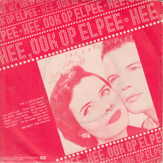 The J. Geils Band : Come Back (7", Single)