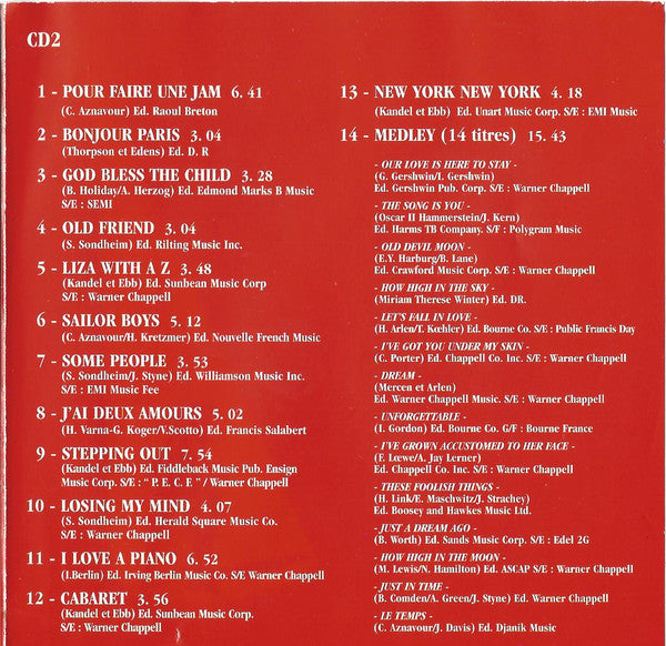 Charles Aznavour, Liza Minnelli : Paris - Palais Des Congrès Intégrale Du Spectacle (2xCD, Album)