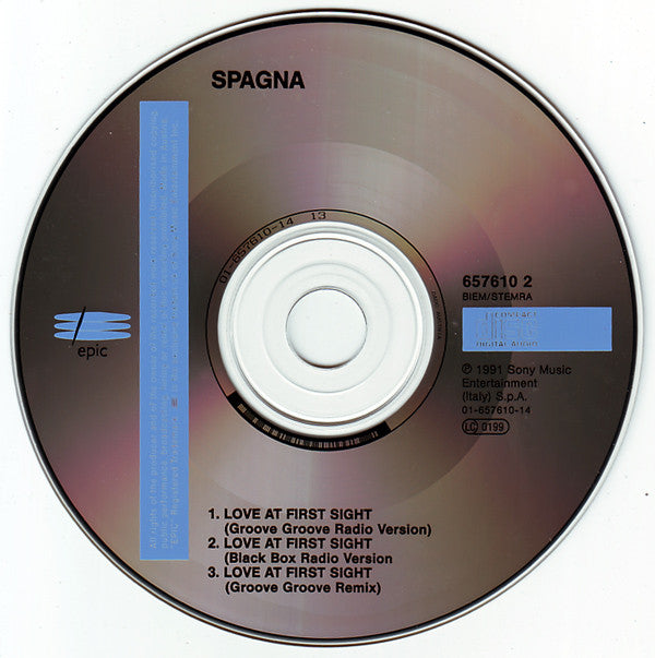 Ivana Spagna : Love At First Sight - Remix By Black Box (CD, Maxi)