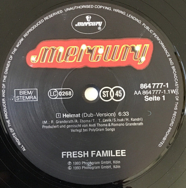 Fresh Familee : Heimat (12")