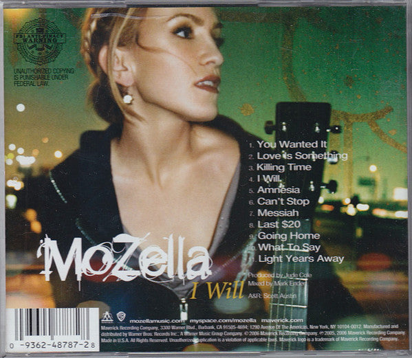 MoZella : I Will (CD, Album)