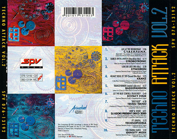 Various : Techno Attack Vol.2 (CD, Comp)