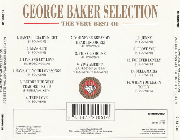 George Baker Selection : The Very Best Of (CD, Comp)