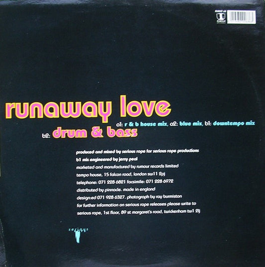 Serious Rope Presents Sharon Dee Clarke : Runaway Love (12")