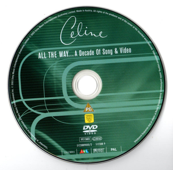 Celine Dion* : All The Way... A Decade Of Song (CD, Comp, RE + DVD-V, PAL)