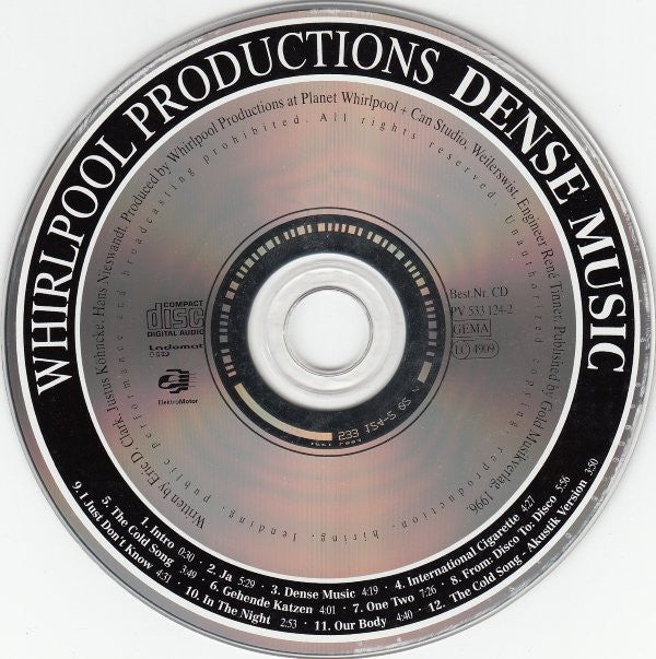 Whirlpool Productions : Dense Music (CD, Album)