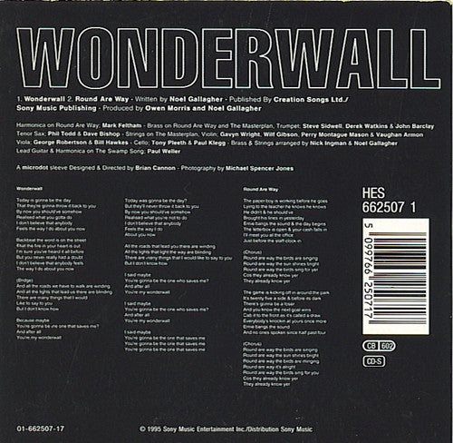 Oasis (2) : Wonderwall (CD, Single)