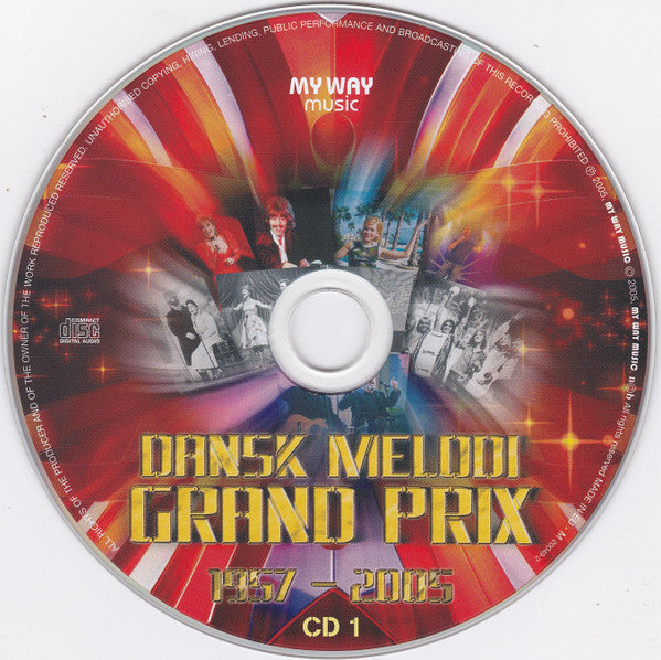 Various : Dansk Melodi Grand Prix 1957 - 2005 (2xCD, Comp)