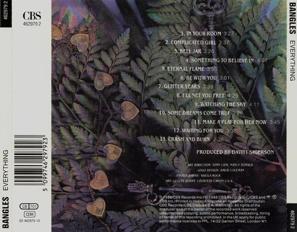 Bangles : Everything (CD, Album, RE)