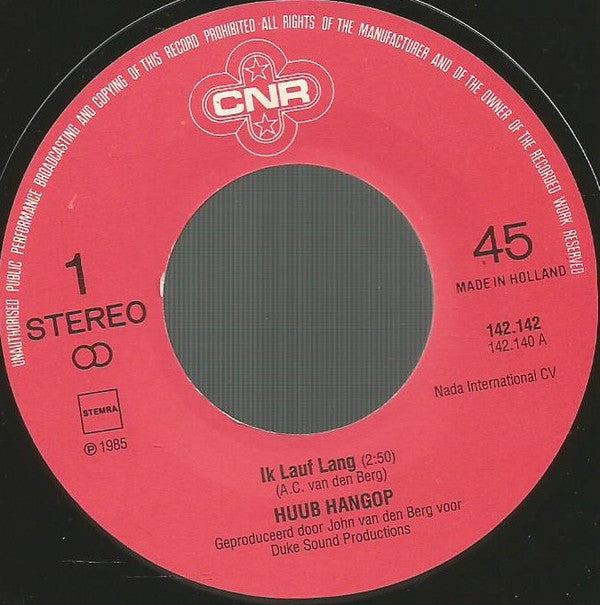 Huub Hangop : Ik Lauf Lang (7", Single)