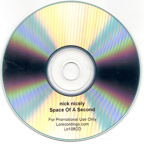Nick Nicely : Space Of A Second (CD, Album, Promo)