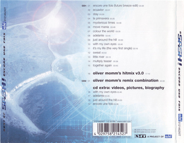 Sash! : Best Of Sash! / Encore Une Fois (CD, Comp, P/Mixed + CD, Enh, Mixed + Comp, Fan)