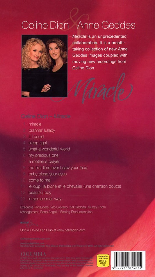 Céline Dion : Miracle (Box, Ltd + CD, Album + DVD-V, PAL)