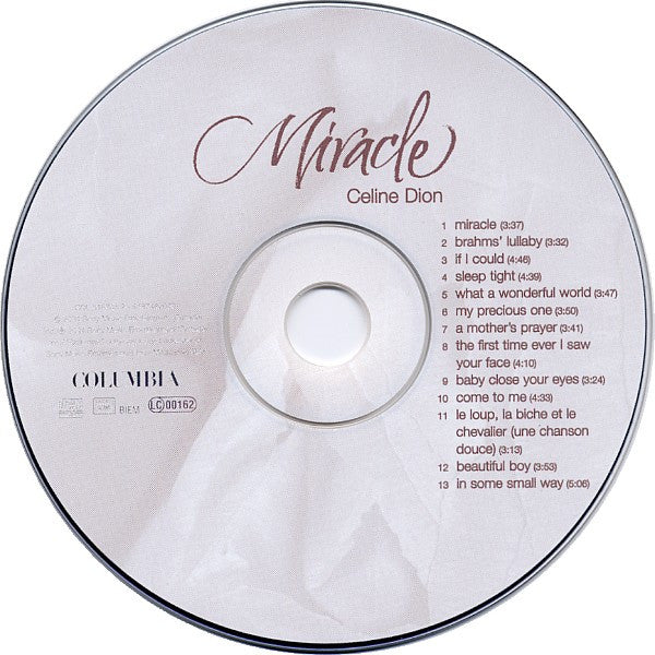 Céline Dion : Miracle (Box, Ltd + CD, Album + DVD-V, PAL)