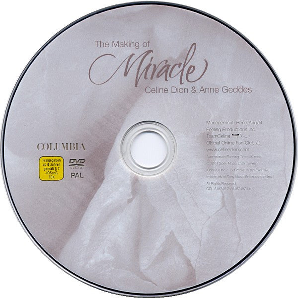 Céline Dion : Miracle (Box, Ltd + CD, Album + DVD-V, PAL)