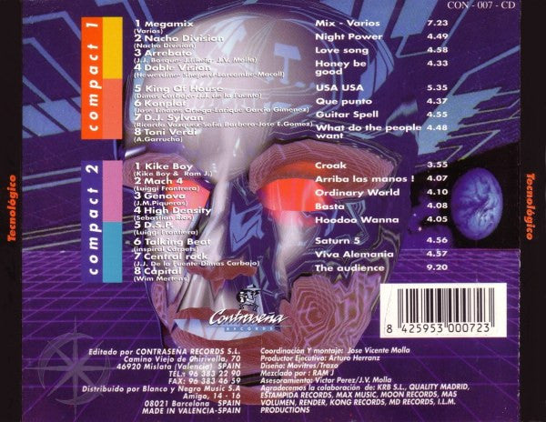 Various : TecnoLógico (2xCD, Comp, P/Mixed)