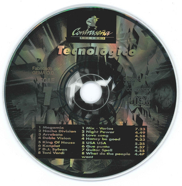 Various : TecnoLógico (2xCD, Comp, P/Mixed)