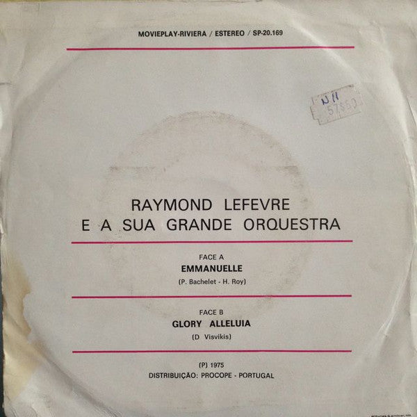 Raymond Lefèvre Et Son Grand Orchestre : Emmanuelle (7", Single)