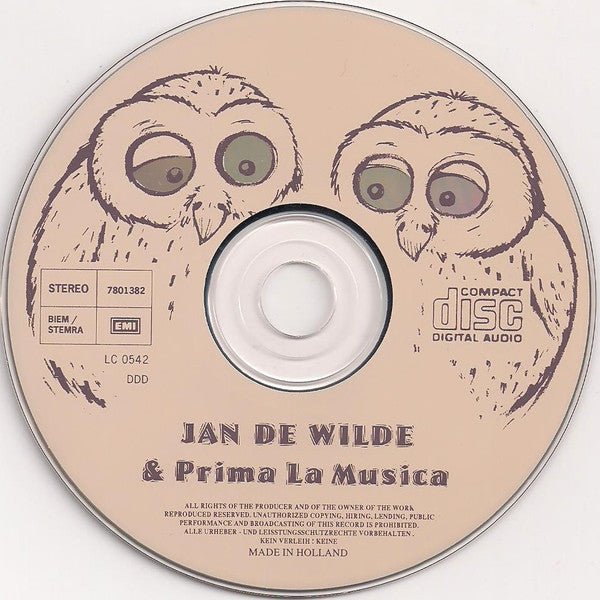 Jan De Wilde & Prima La Musica O.l.v. Dirk Vermeulen : Jan De Wilde & Prima La Musica (CD, Album)