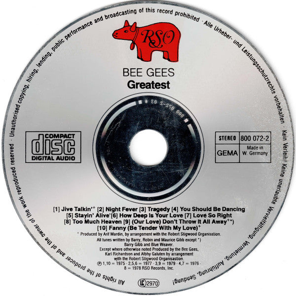 Bee Gees : Greatest (2xCD, Comp, RE)