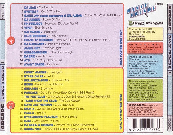 Various : Dance Trends Volume 2 (2xCD, Comp)
