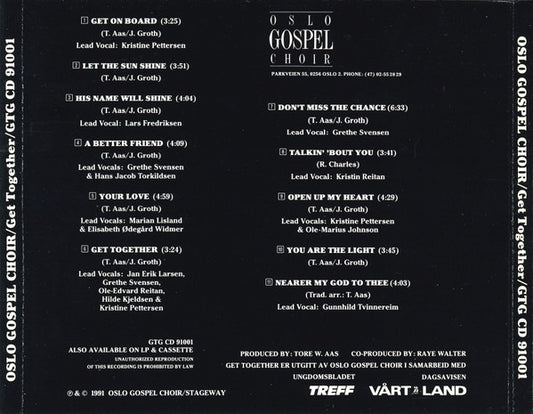 Oslo Gospel Choir : Get Together (CD, Album)
