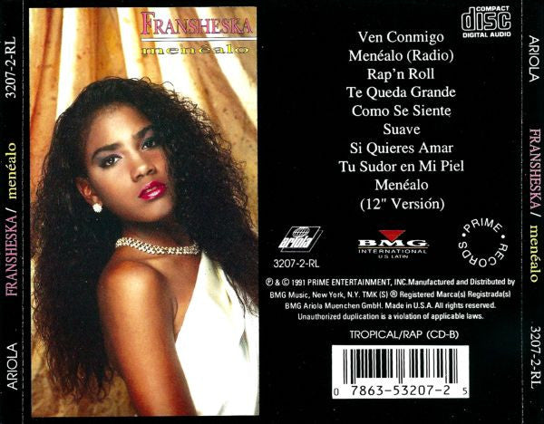 Fransheska : Menéalo (CD, Album)