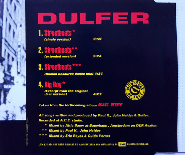 Hans Dulfer : Streetbeats (CD, Maxi)