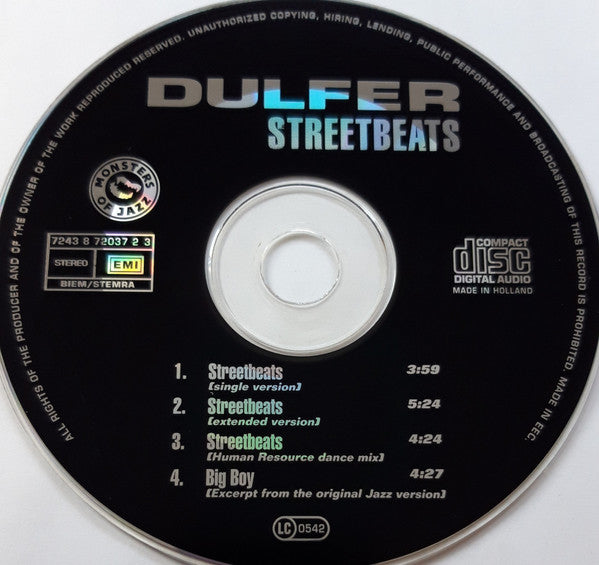 Hans Dulfer : Streetbeats (CD, Maxi)