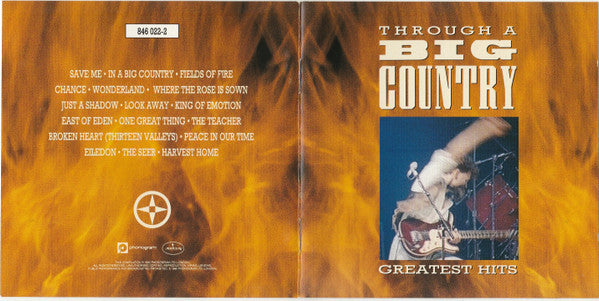 Big Country : Through A Big Country (Greatest Hits) (CD, Comp)