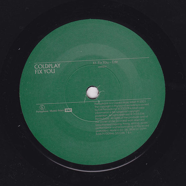 Coldplay : Fix You (7", Single)