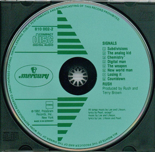Rush : Signals (CD, Album, Gre)