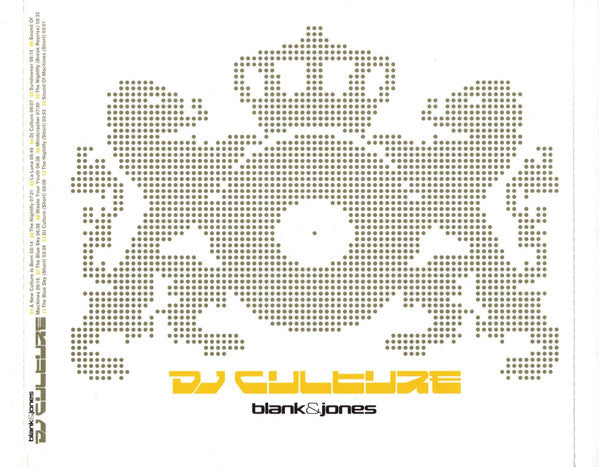 Blank & Jones : DJ Culture (CD, Album, P/Mixed)