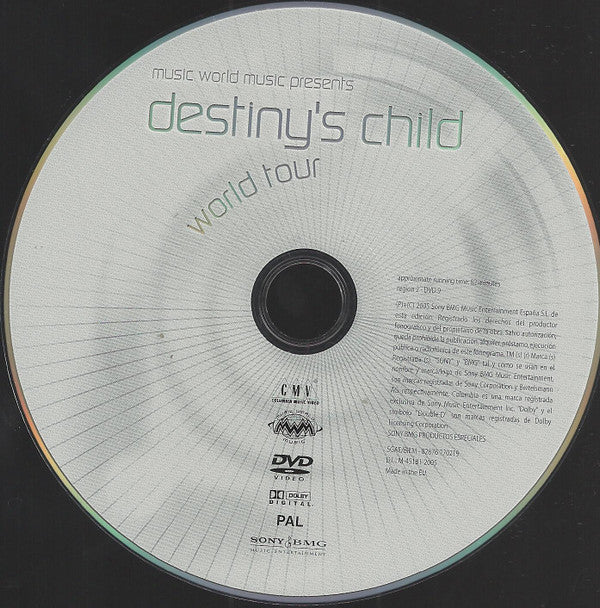 Destiny's Child : World Tour (DVD-V, RE, PAL)