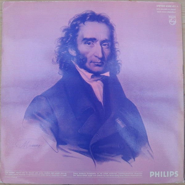 Arthur Grumiaux - Niccolò Paganini - Piero Bellugi - Orchestre National De L'Opéra De Monte-Carlo : Concerti Per Violino N. 1 & 4 (LP)