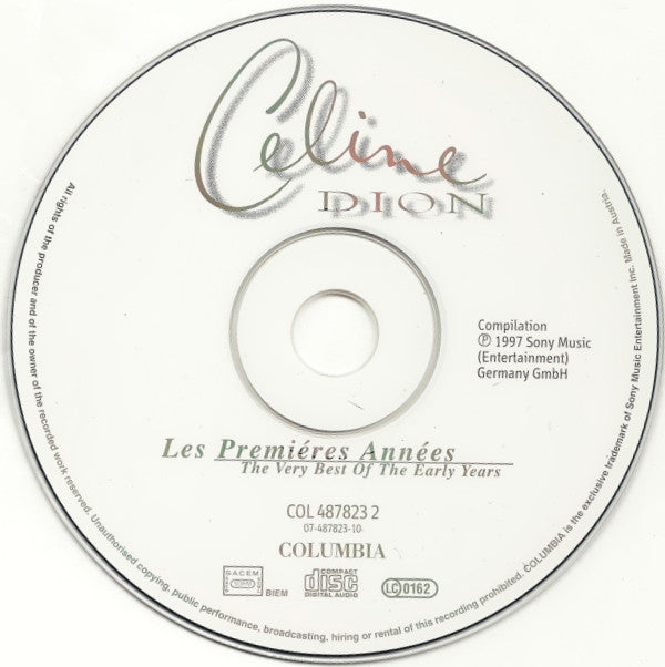 Céline Dion : Les Premières Années (The Very Best Of The Early Years) (CD, Comp)
