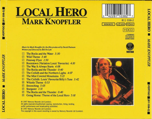 Mark Knopfler : Local Hero (HDCD, Album, RE, RM)