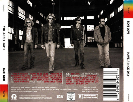 Bon Jovi : Have A Nice Day (CD, Album + DVD-V, NTSC + Dlx, Ltd, Dig)