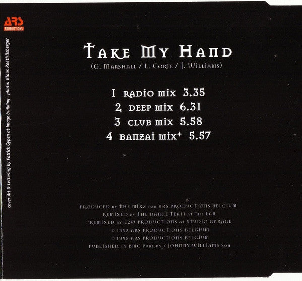 Rozlyne Clarke : Take My Hand (CD, Maxi)
