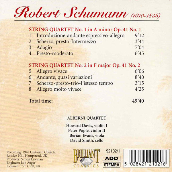 Robert Schumann : Chamber Music (Complete) (7xCD, Comp + Box, Comp)