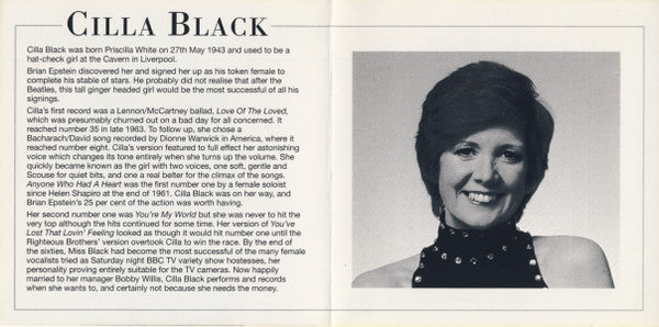 Cilla Black : The Best Of Cilla Black (CD, Comp)