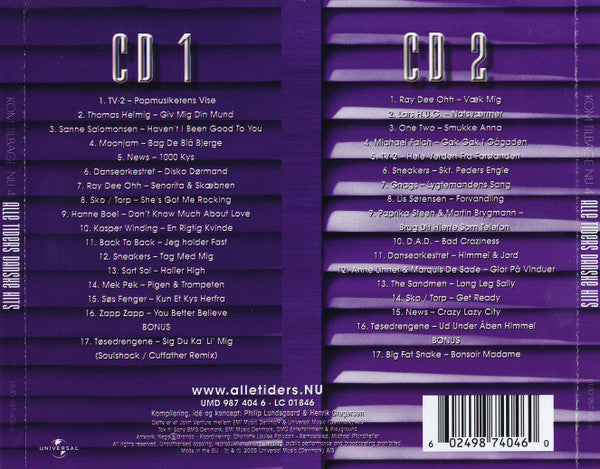 Various : Kom Tilbage Nu 4 - Alle Tiders Danske Hits (2xCD, Comp, RM)