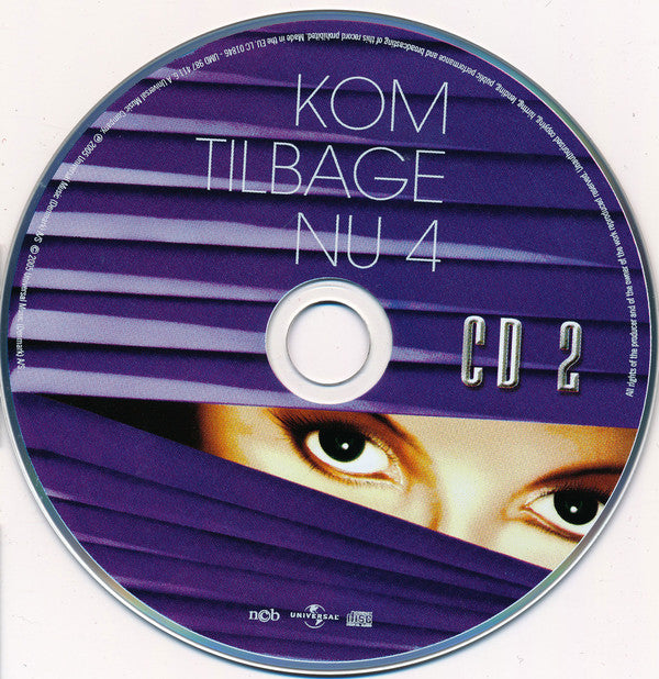 Various : Kom Tilbage Nu 4 - Alle Tiders Danske Hits (2xCD, Comp, RM)
