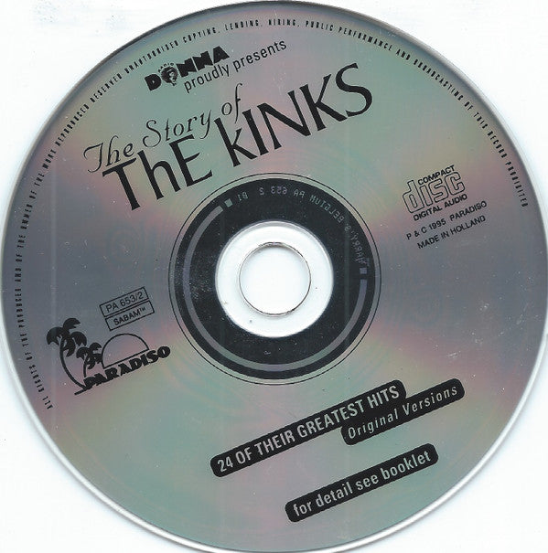 The Kinks : Donna Proudly Presents The Story Of The Kinks (24 Of Their Greatest Hits) (CD, Comp)
