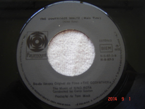 Nino Rota : The Godfather (7", Single)