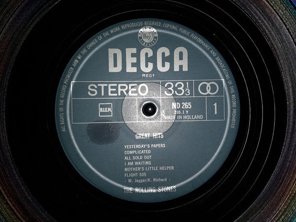 The Rolling Stones : Great Hits (LP, Comp)