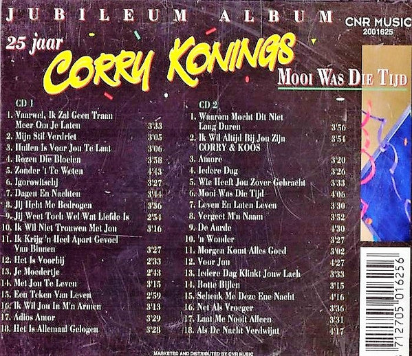 Corry Konings : 25 Jaar Corry Konings - Jubileum Album (2xCD, Comp)