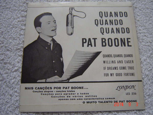 Pat Boone : Quando Quando Quando (7", EP)