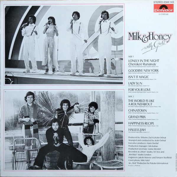 Milk And Honey With Gali Atari : Milk & Honey With Gali (LP, Album)