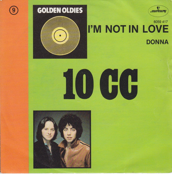 10cc : I'm Not In Love (7", Single)